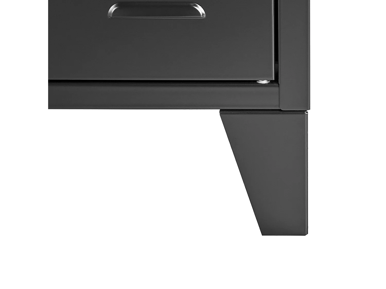 Meuble de rangement CARDIFF Métal Noir