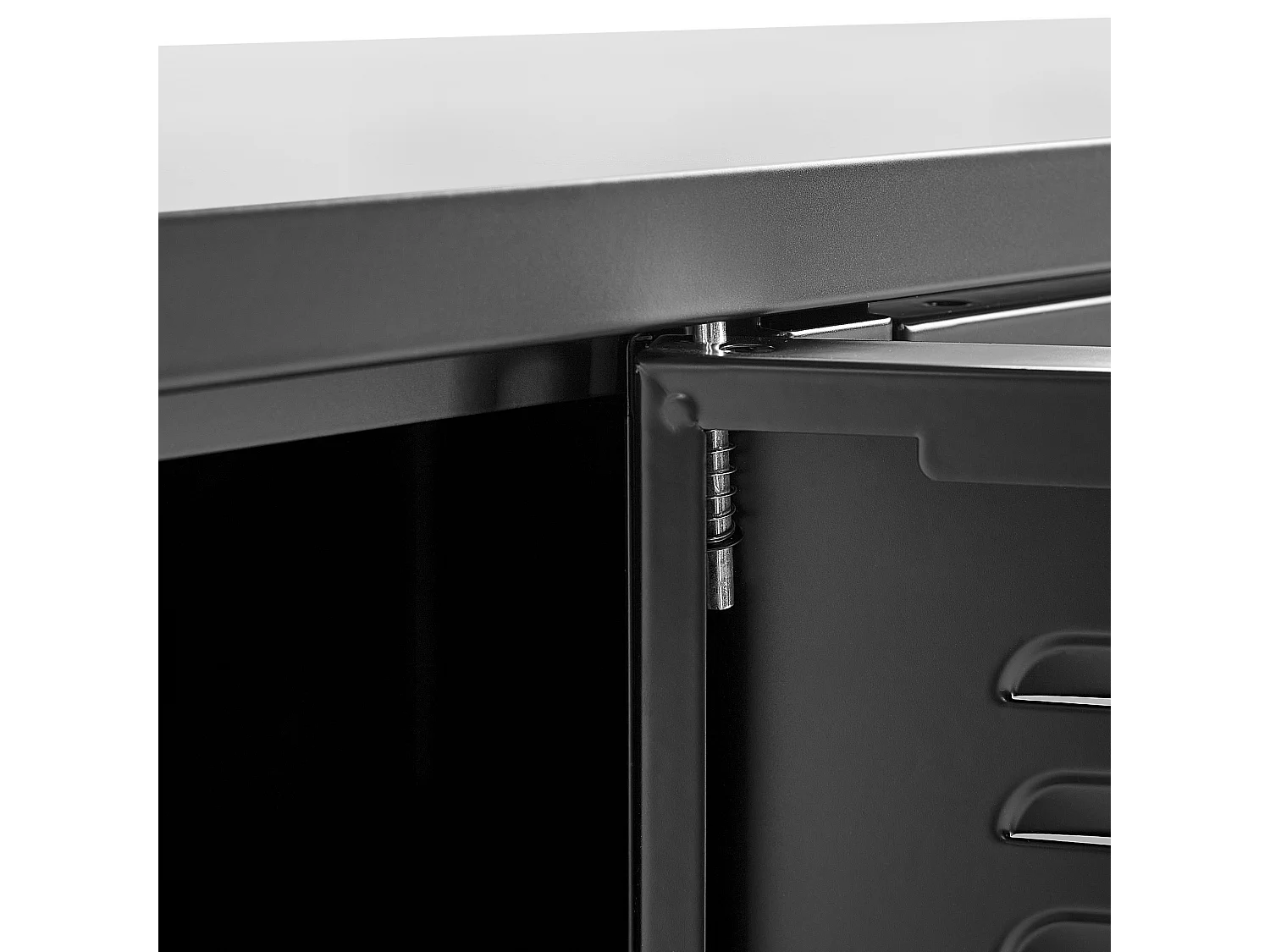 Szafka biurowa CARDIFF Metal Czarny