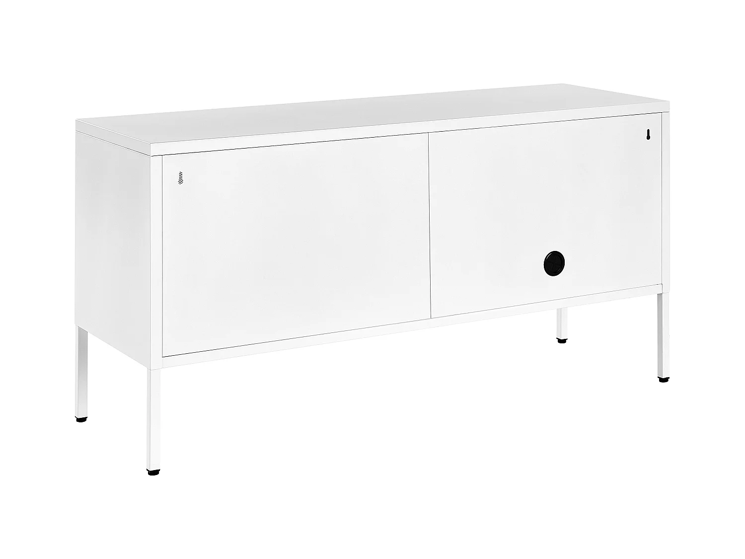 Meuble de rangement MORLEY Métal Blanc