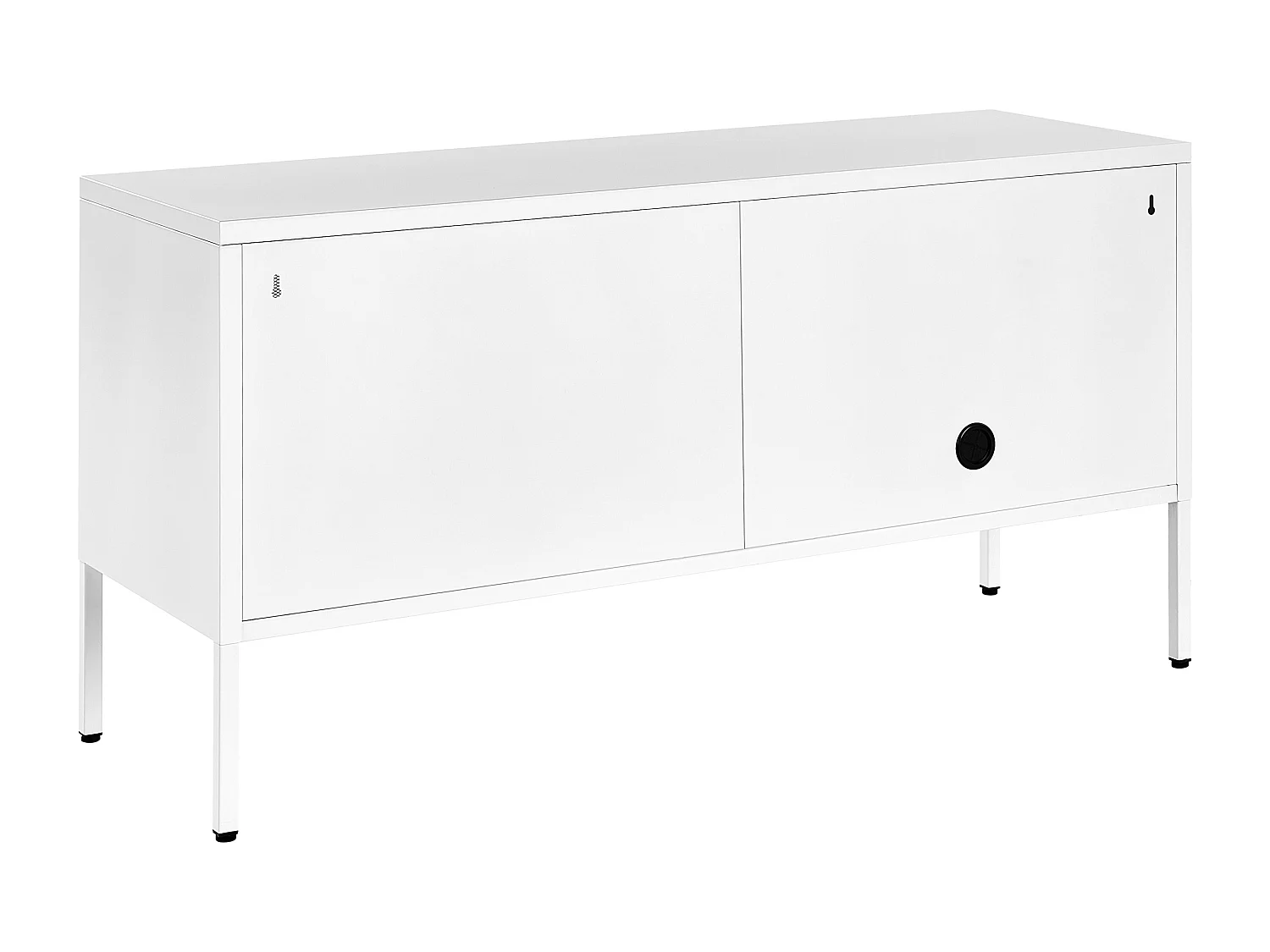 Meuble de rangement MORLEY Métal Blanc