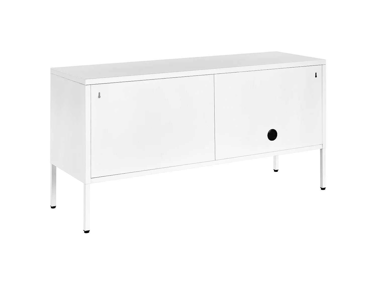 Meuble de rangement MORLEY Métal Blanc