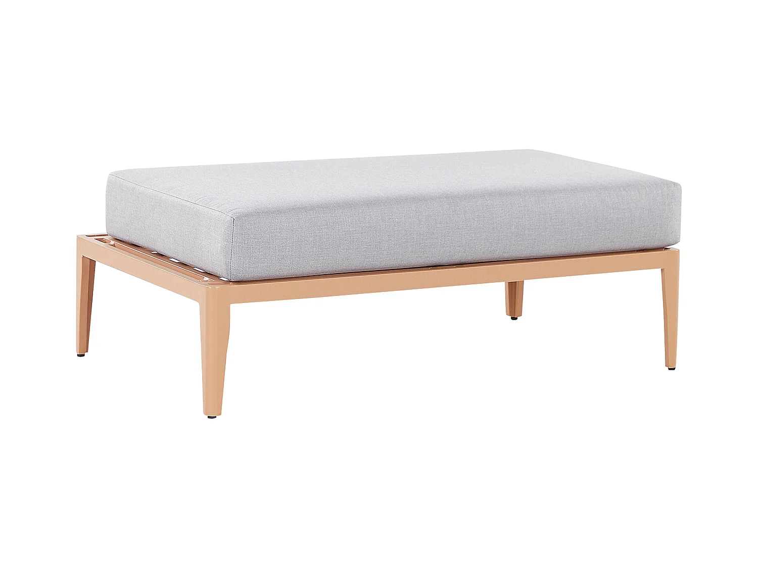 Modernes Outdoor-Lounge-Set Aluminium heller Holzfarbton/grau 6-Sitzer Rima III