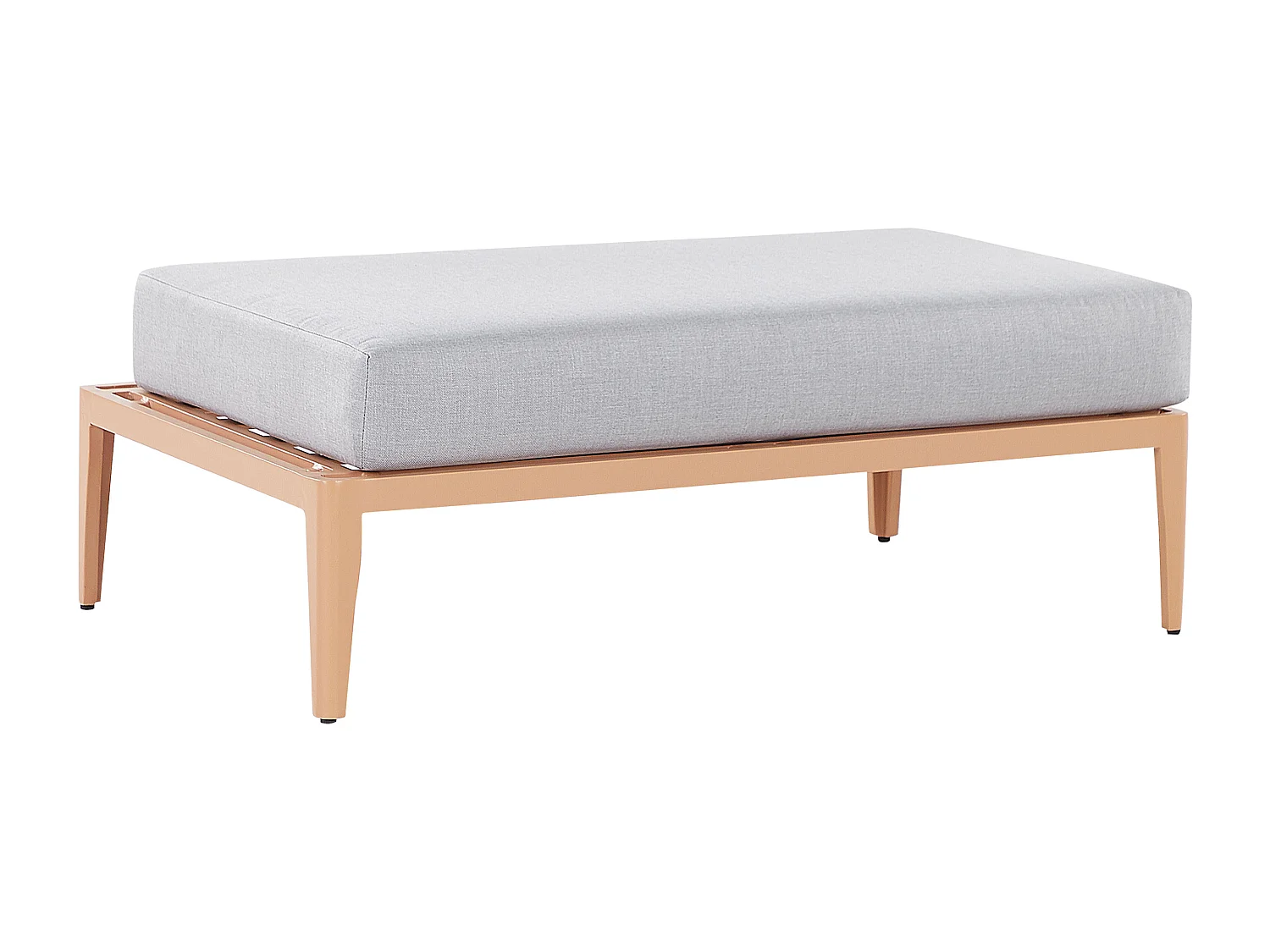 Conjunto de sofás de jardim de canto 6 lugares RIMA III à esquerda Metal Cinzento