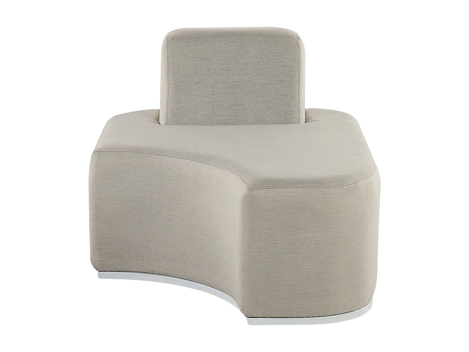 Set da giardino con tavolo 2 posti FABRO Modulare Grigio chiaro