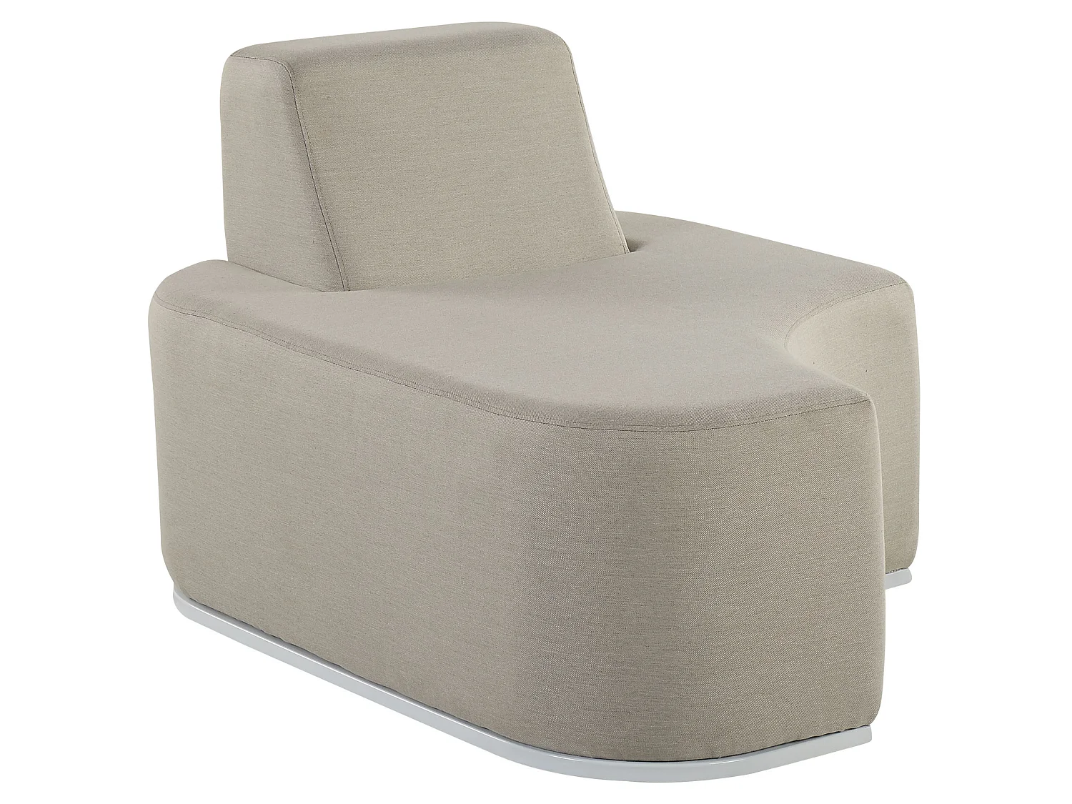 Loungeset met tafel 2-zitter FABRO Lichtgrijs