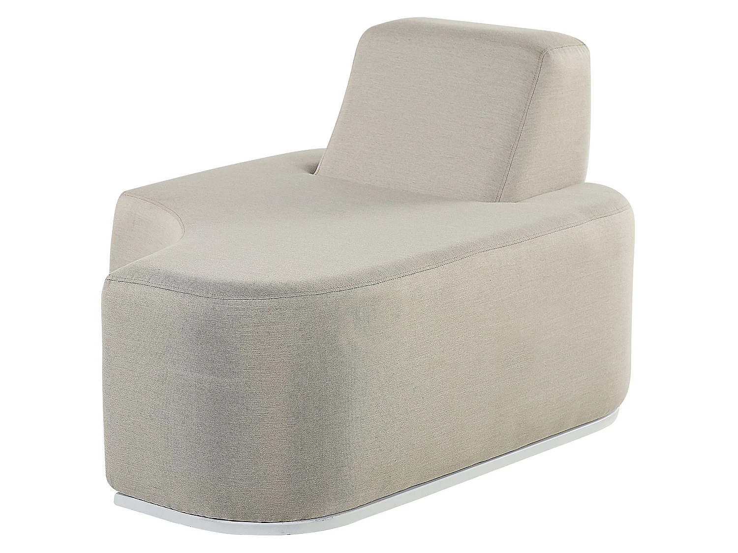 Loungeset met tafel 2-zitter FABRO Lichtgrijs