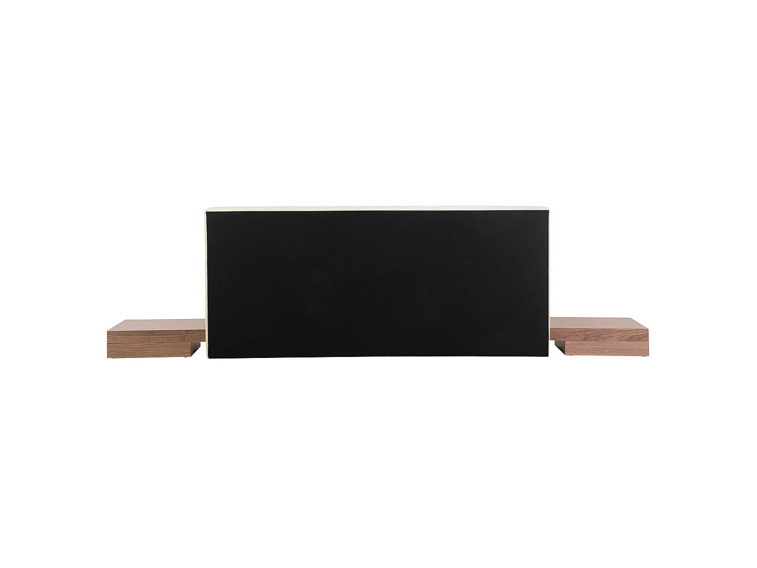 Lit avec LED ZEN 160 x 200 cm Frêne marron