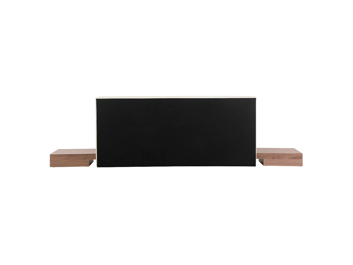 Lit avec LED ZEN 160 x 200 cm Frêne marron