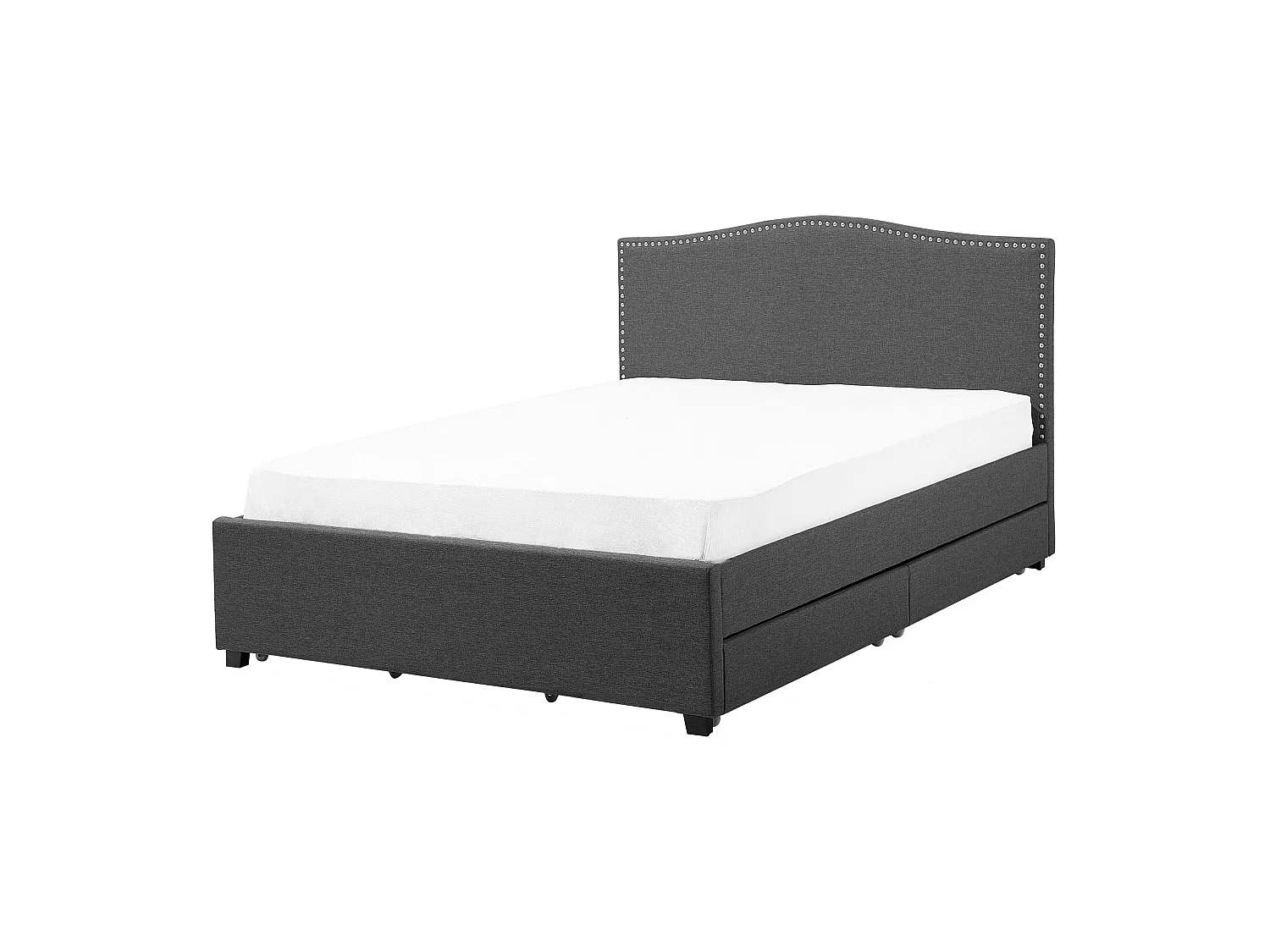 Cama con cajones Tela MONTPELLIER 180 x 200 cm LED Multicolor