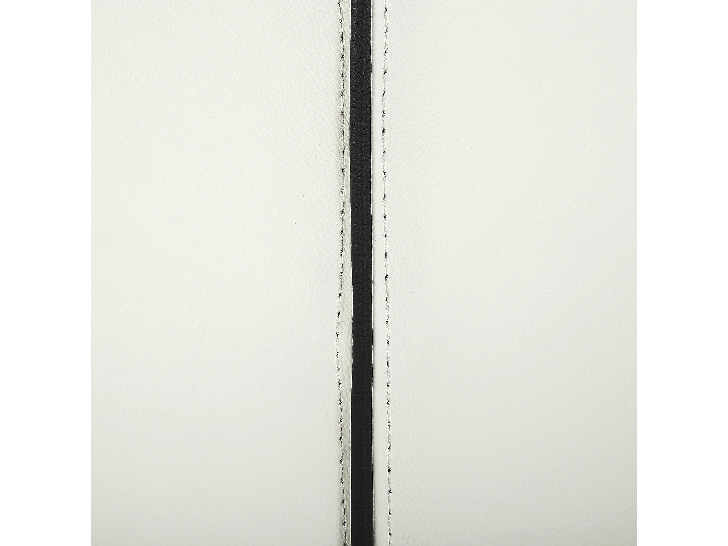 Lit avec LED Cuir NANTES 180 x 200 cm LED Blanc cassé