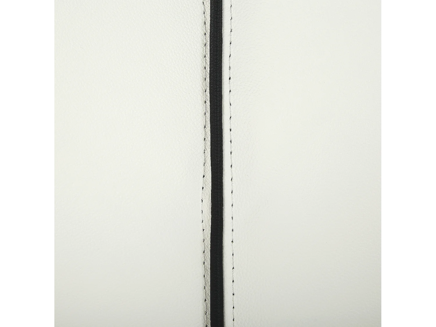 Lit avec LED Cuir NANTES 180 x 200 cm LED Blanc cassé