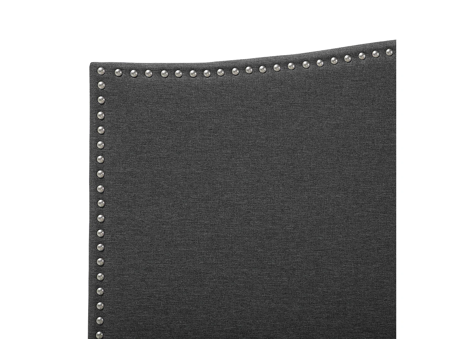 Cama Tecido MONTPELLIER 180 x 200 cm LED Branco