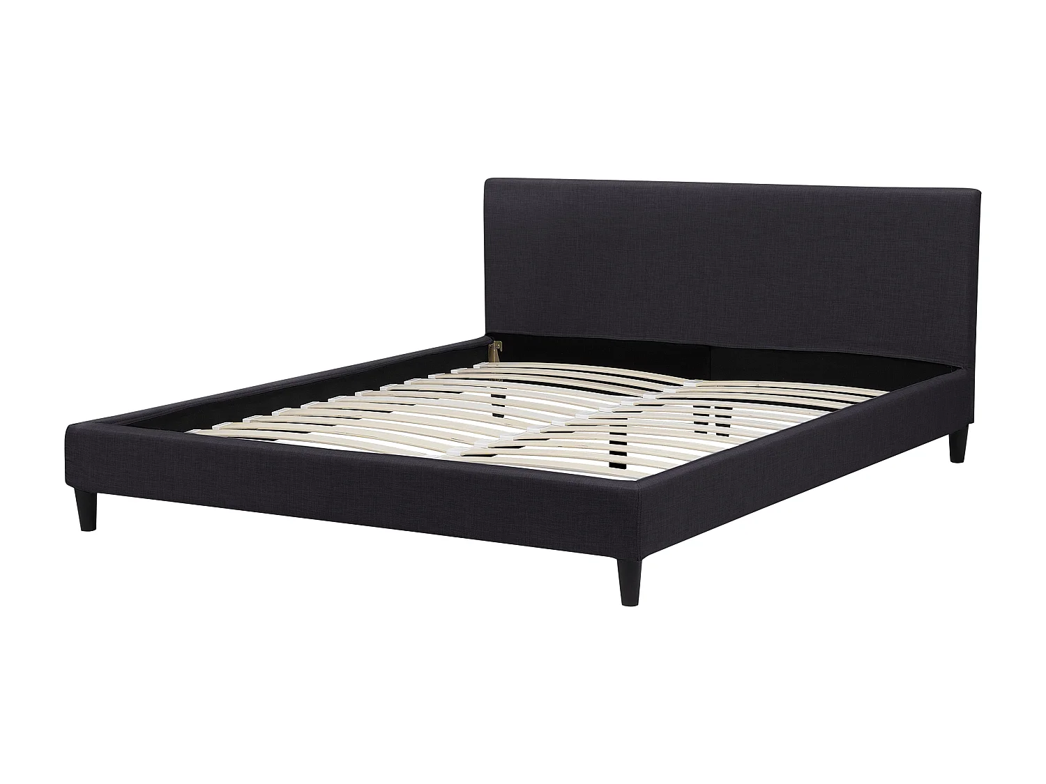 Cama LED Tela FITOU 180 x 200 cm Negro