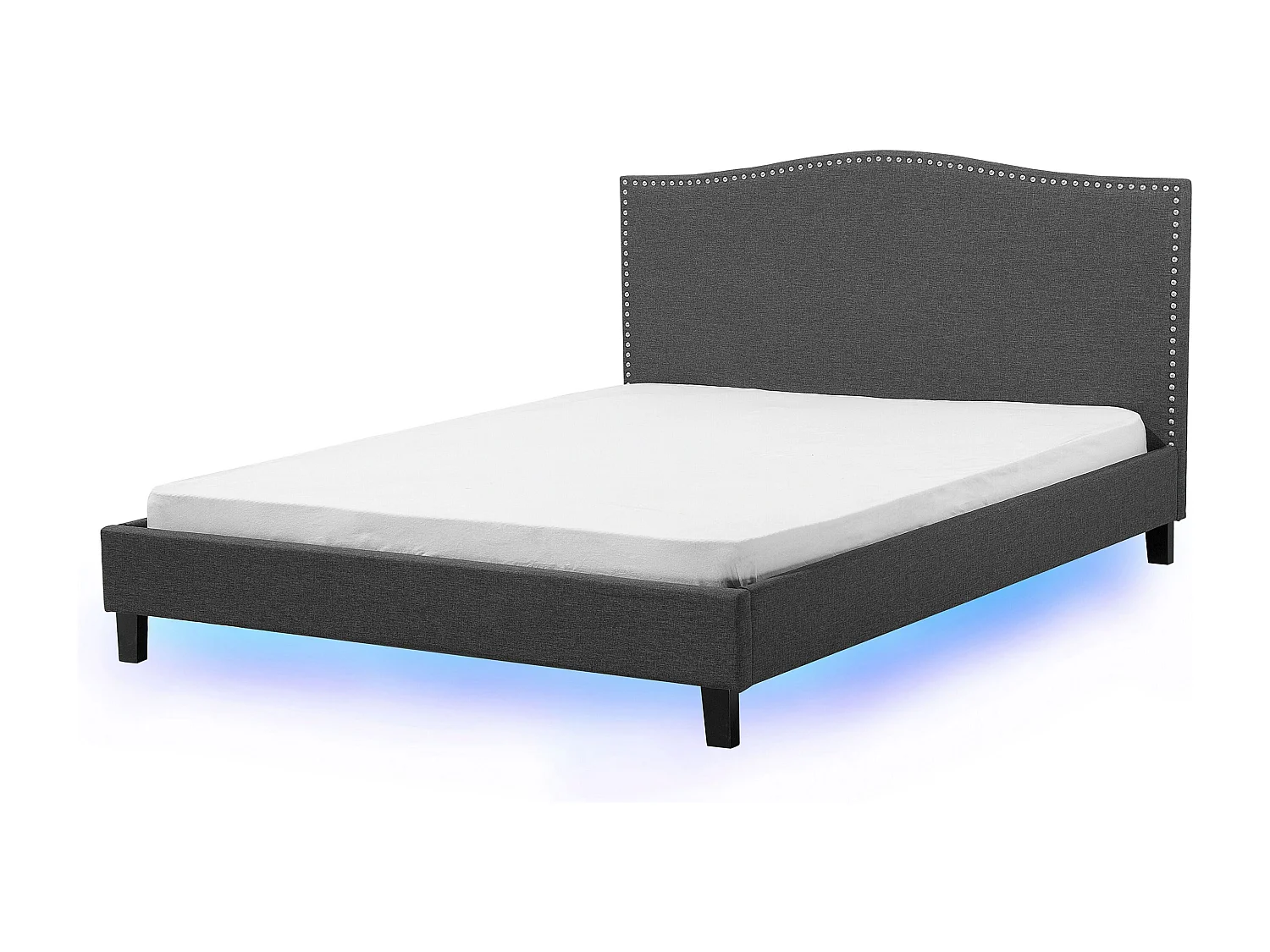 Bed Stof MONTPELLIER 160 x 200 cm LED Multicolor
