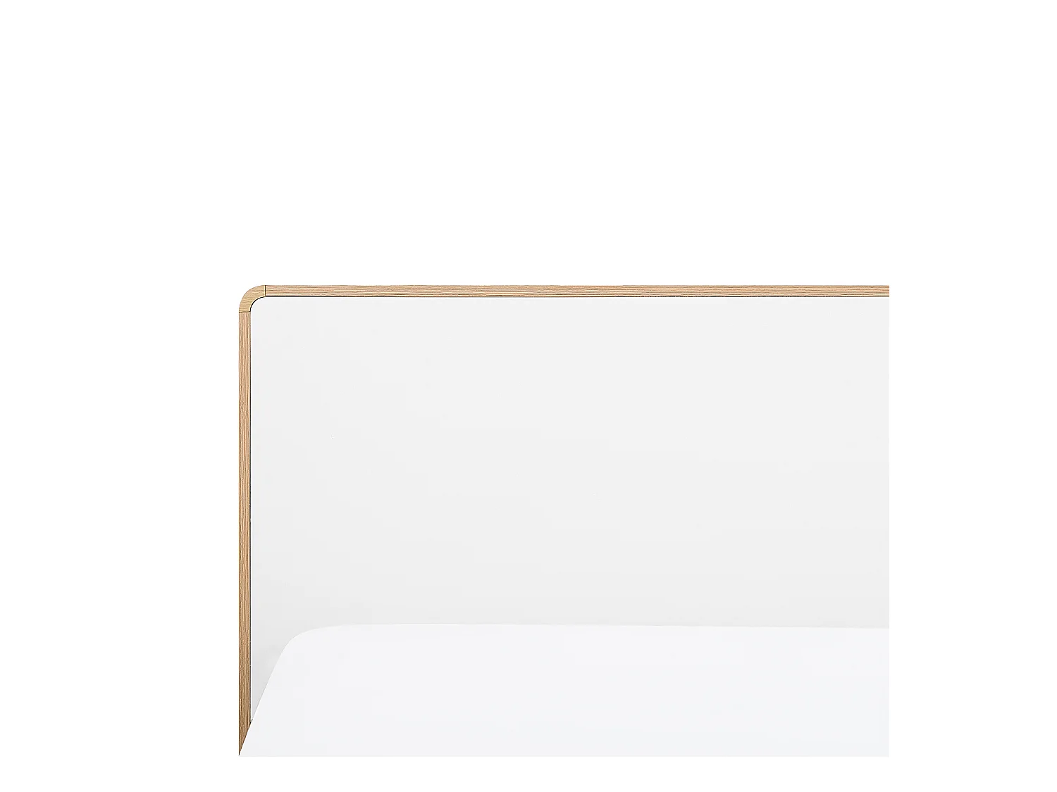 Letto con LED Legno SERRIS 180 x 200 cm Legno chiaro