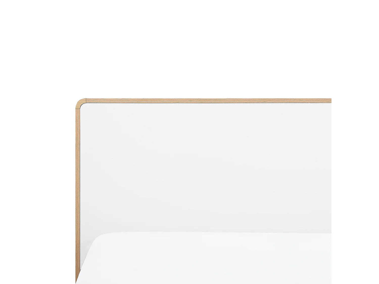 Letto con LED SERRIS 180 x 200 cm Marrone chiaro