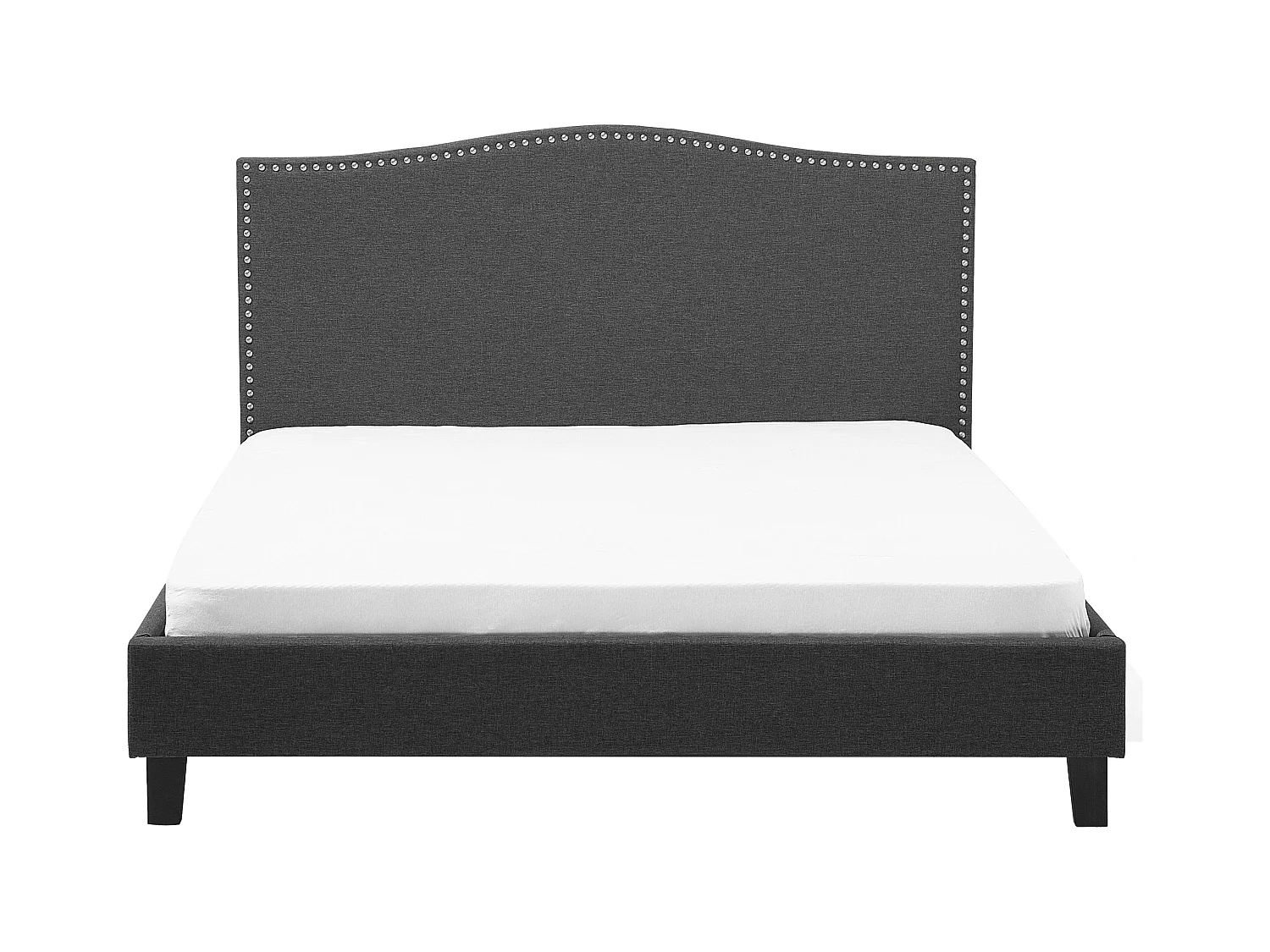 Lit avec sommier Tissu MONTPELLIER 180 x 200 cm LED Multicolore