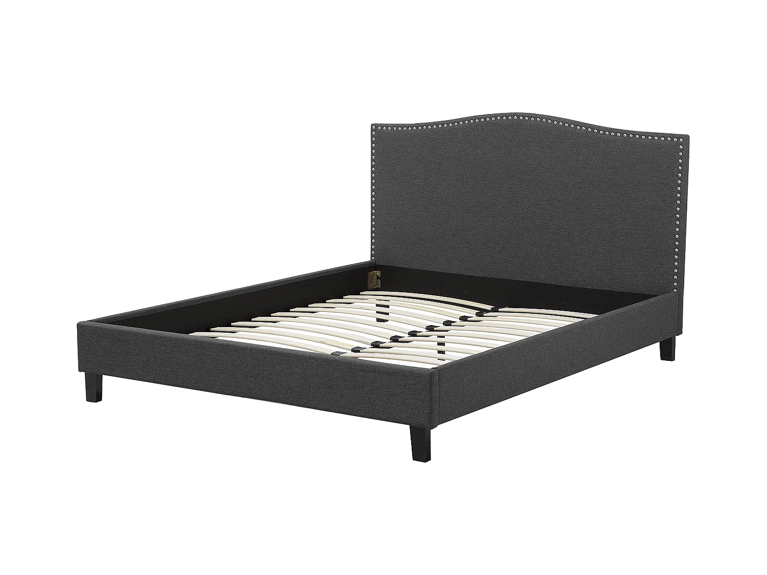 Lit avec sommier Tissu MONTPELLIER 180 x 200 cm LED Multicolore