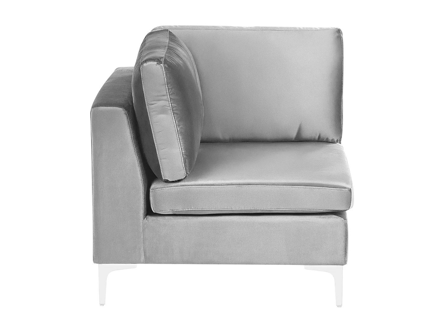 Canapé modulable en forme de U 6 places EVJA Velours Gris