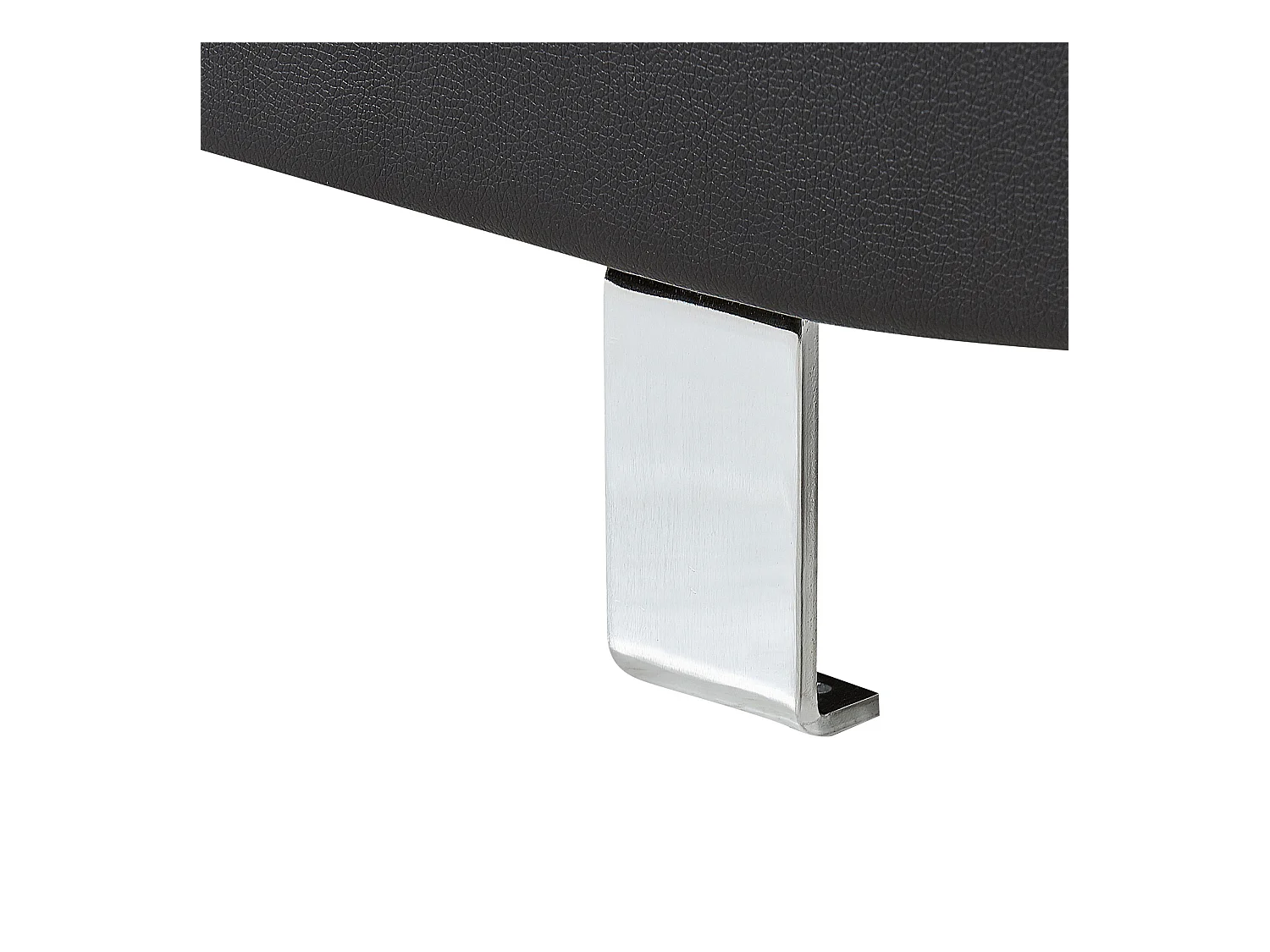 Divano angolare NORREA Pelle sintetica Nero 5 posti Lato Sinistro