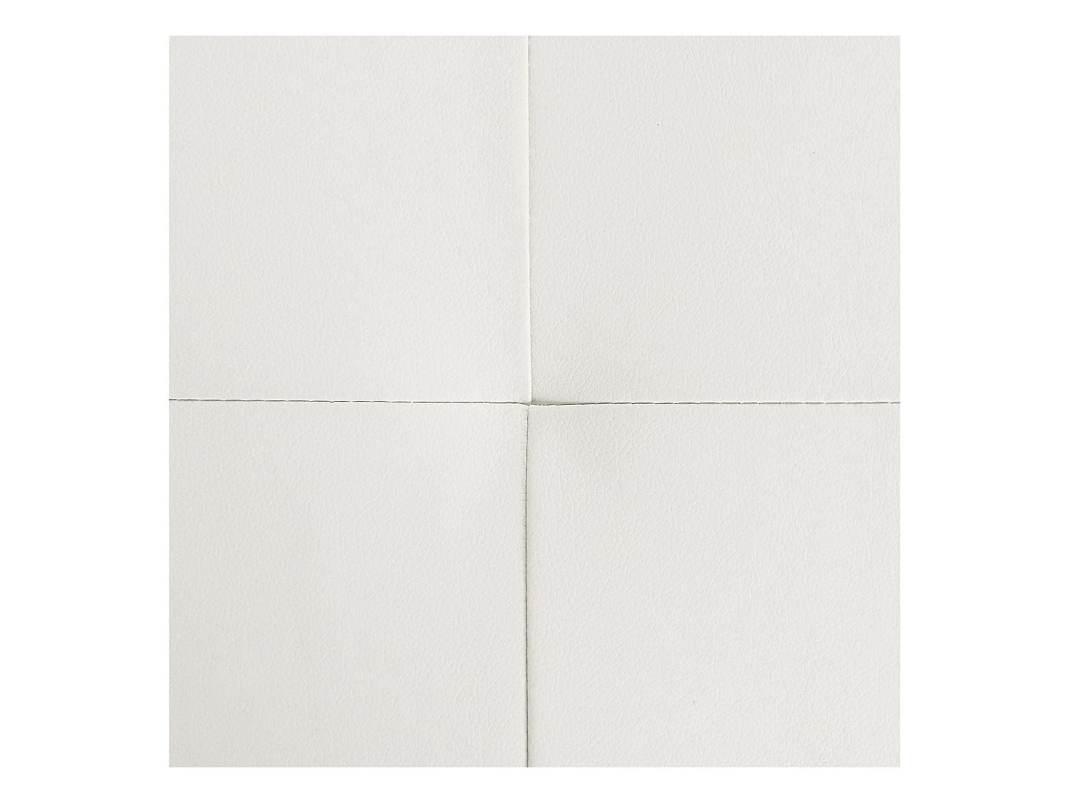 Hoekbank NORREA Kunstleer Wit 5-zitter Linkerzijde