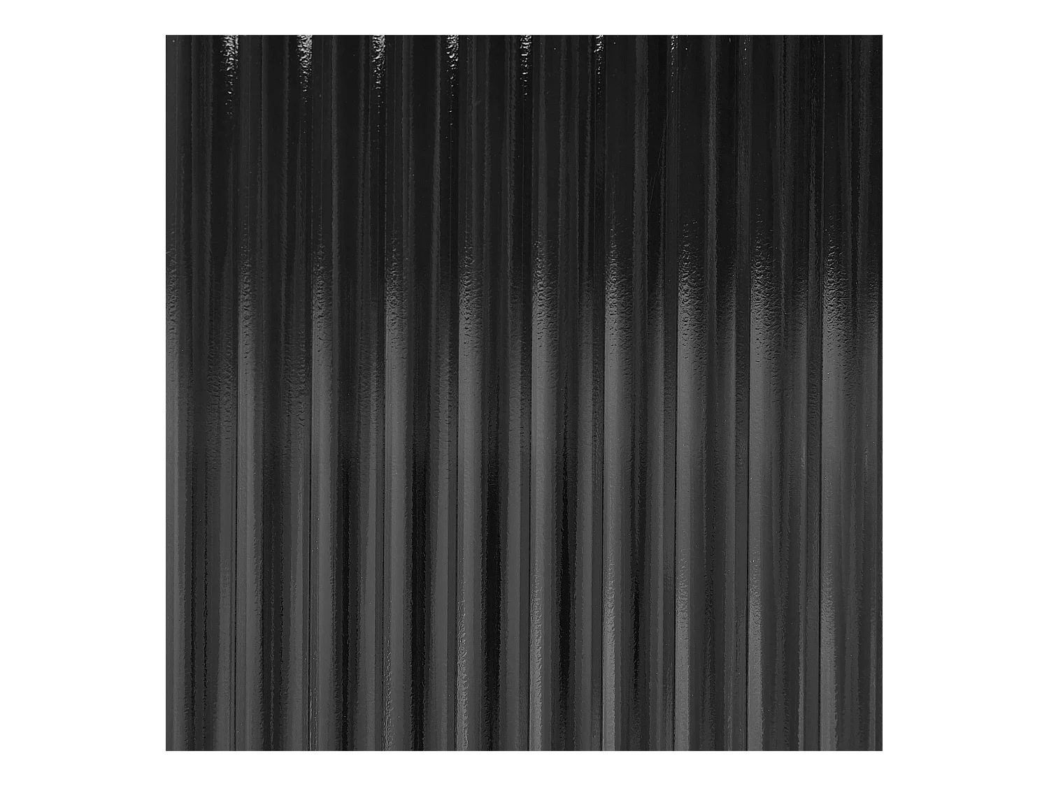 Witryna ze szklaną gablotą DEVON Metal 115 cm Czarny