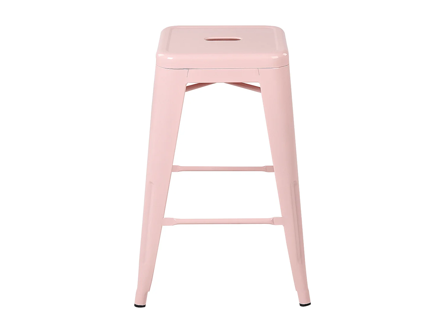Lot de 2 tabourets de bar CABRILLO Métal Rose