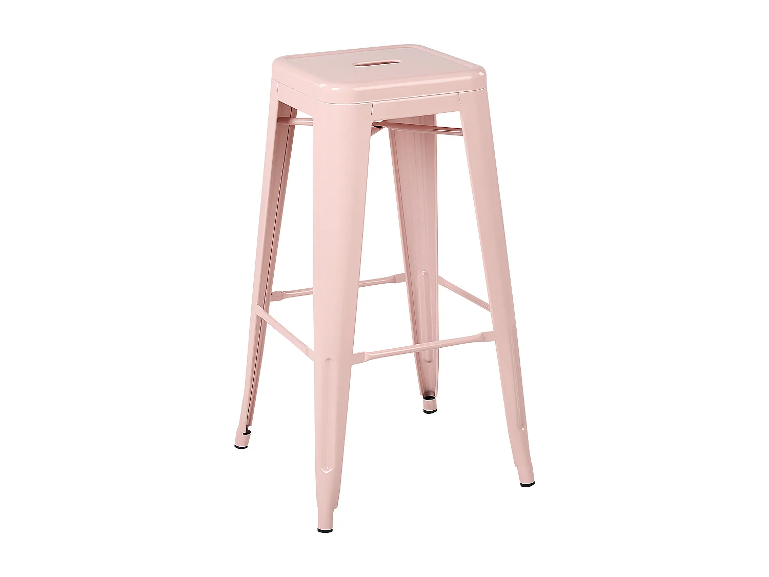 Lot de 2 tabourets de bar CABRILLO Métal Rose