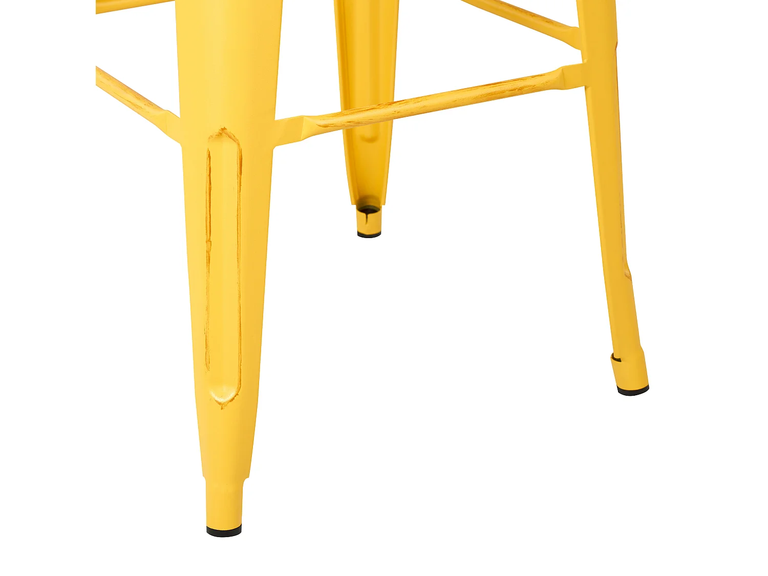 Lot de 2 tabourets de bar CABRILLO Métal Jaune