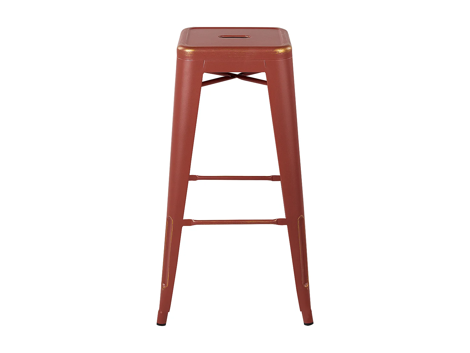 Set van 2 barkrukken CABRILLO Metaal Rood