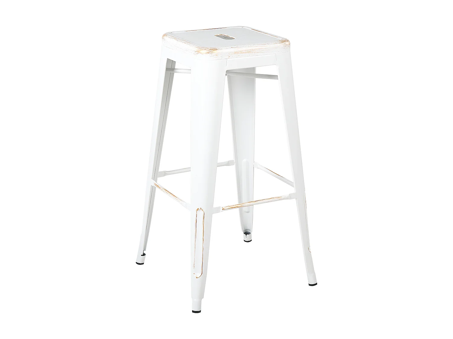 Set van 2 barkrukken CABRILLO Metaal Wit