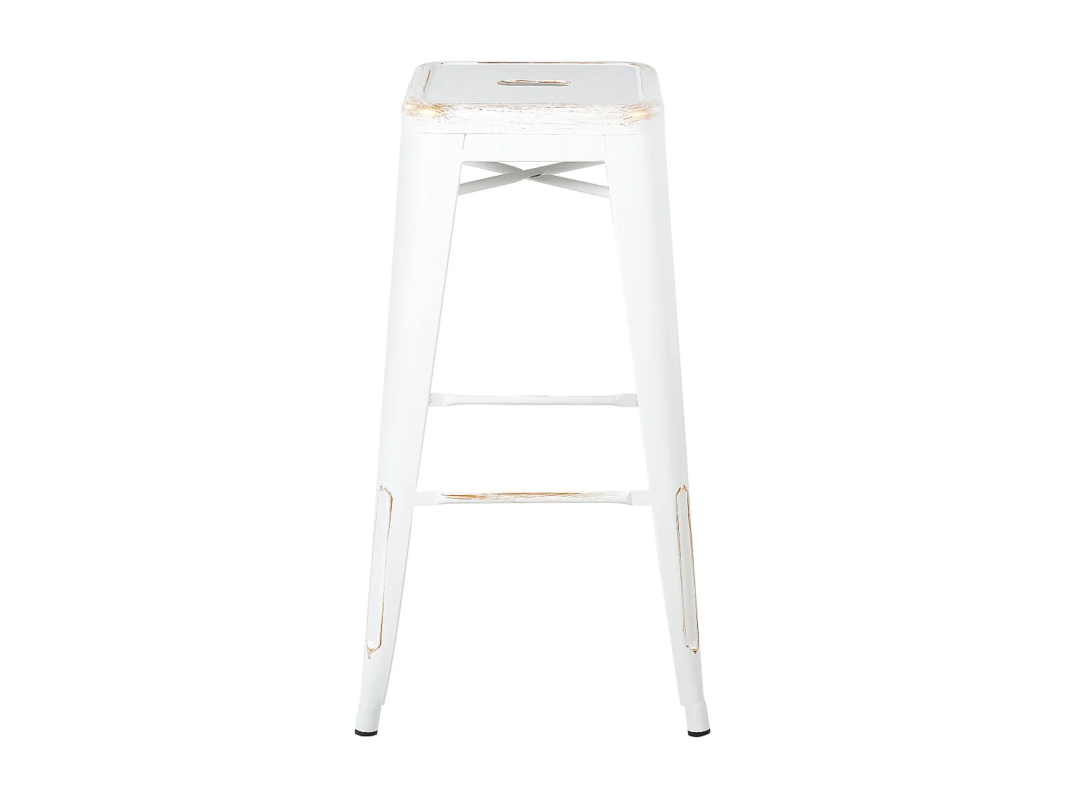 Set van 2 barkrukken CABRILLO Metaal Wit