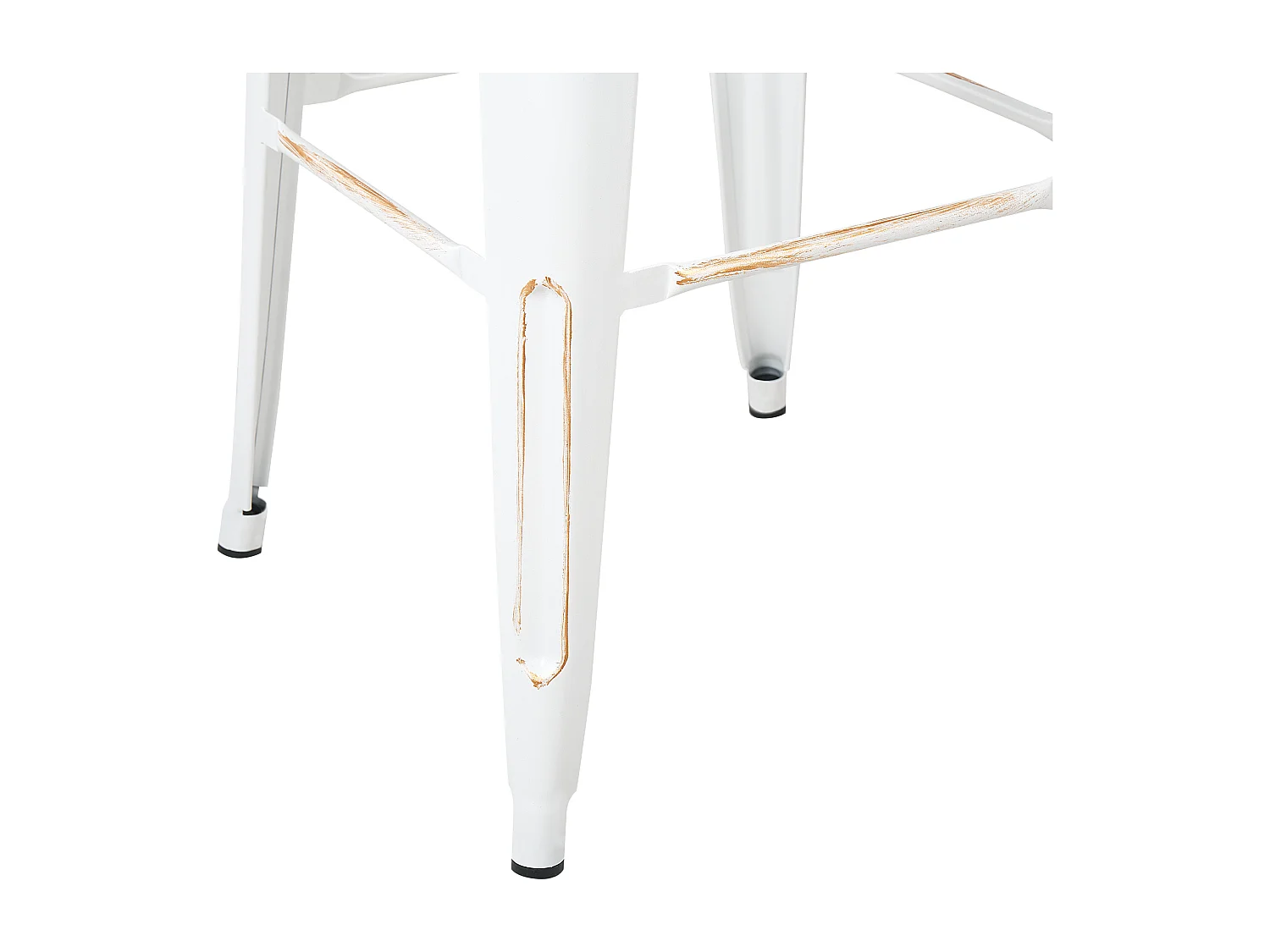 Set van 2 barkrukken CABRILLO Metaal Wit