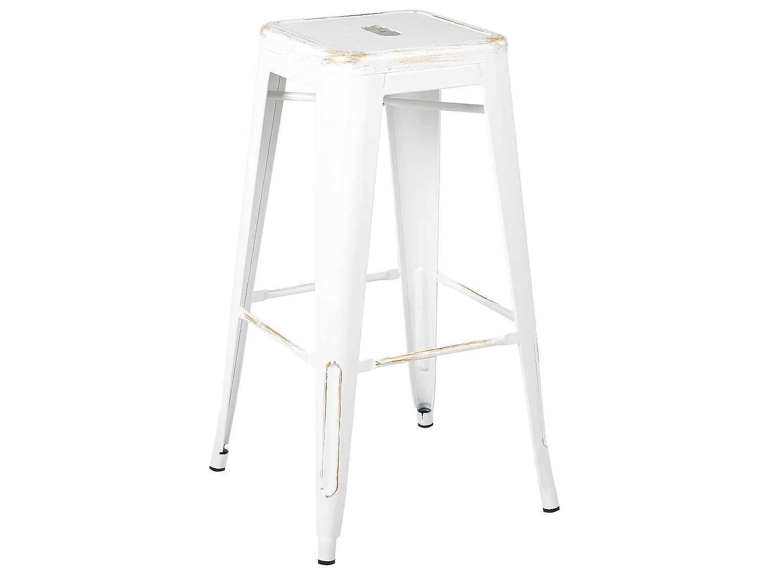 Set van 2 barkrukken CABRILLO Metaal Wit