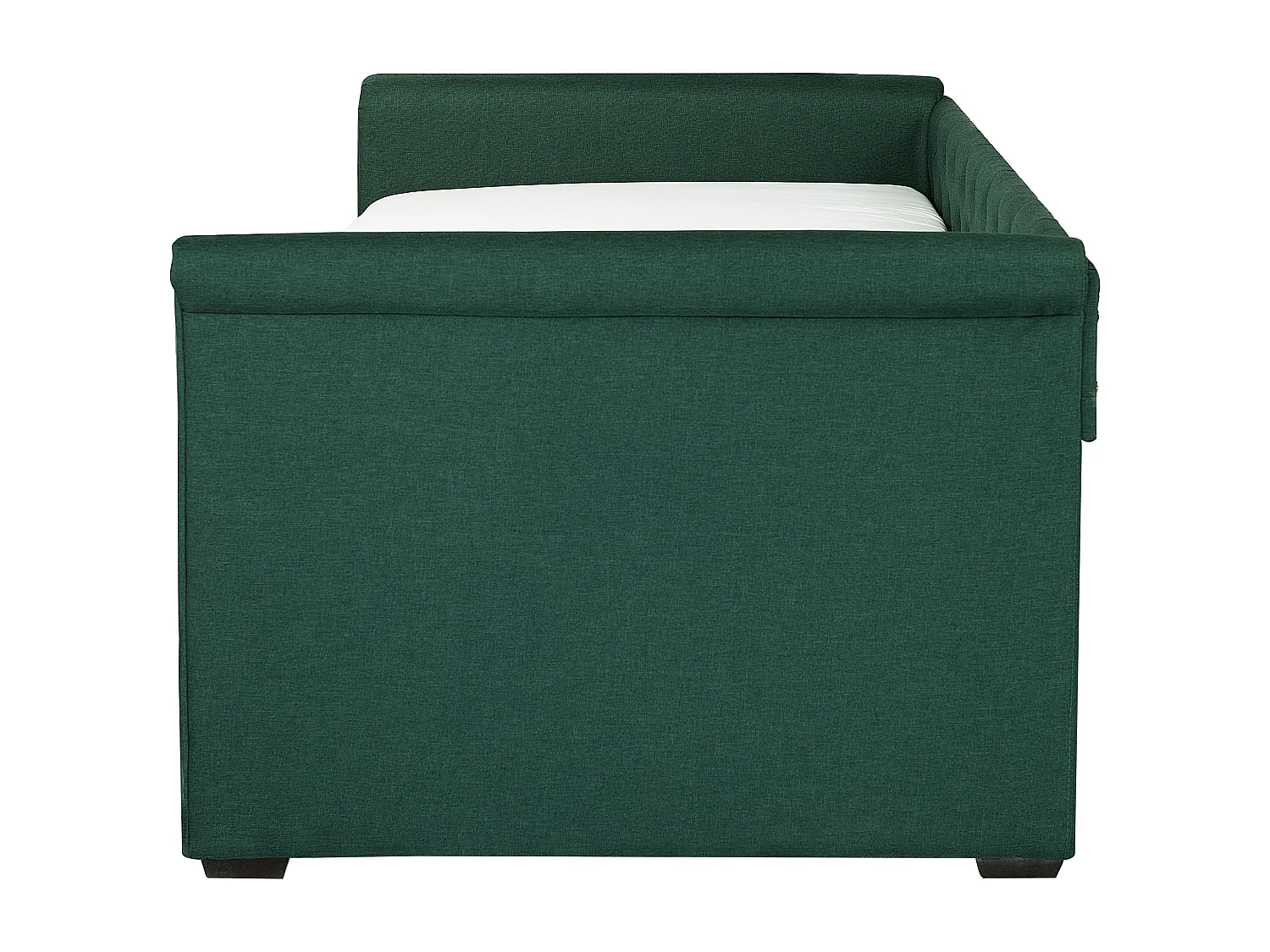 Onderschuifbed Stof LIBOURNE 90 x 200 cm Donkergroen