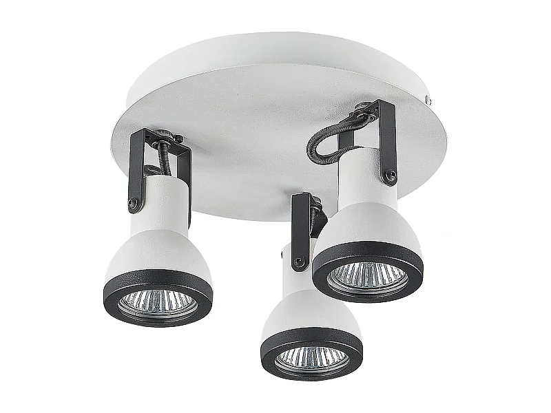 Strahler 3-flammig BARO verstellbar Metall Weiss