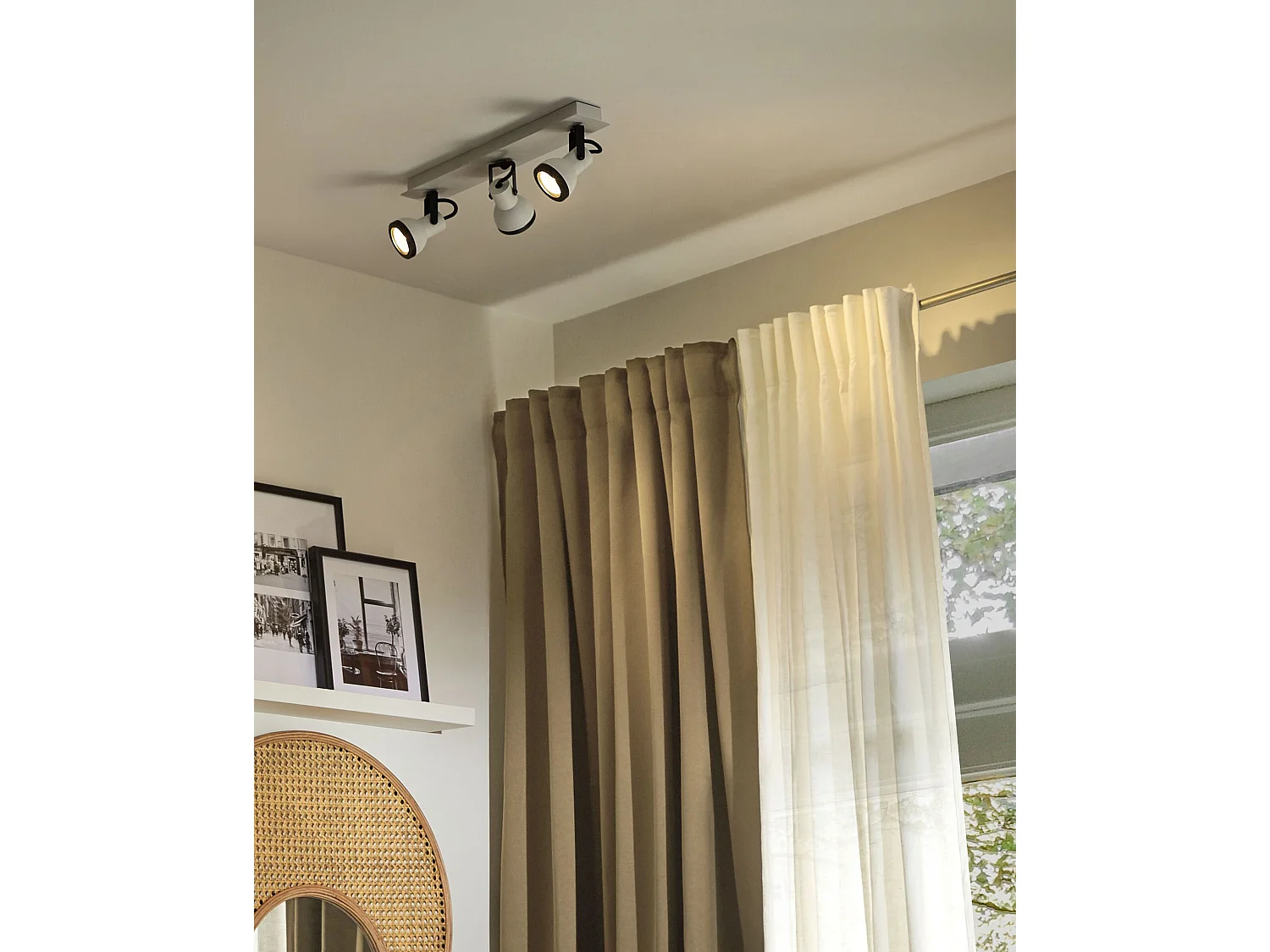 Spot à 3 lumières BARO Réglable Métal Blanc