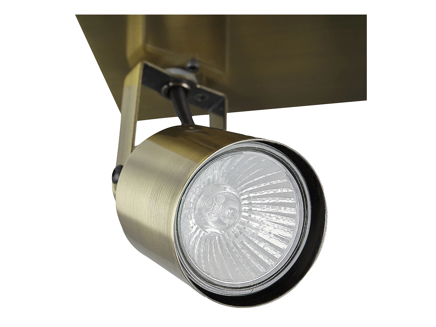 Lampa spot 4-punktowa BONTE Regulowana Metal Mosiężny