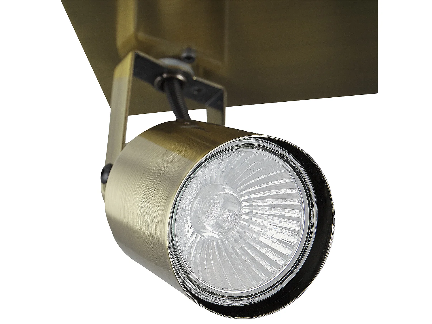 Strahler 4-flammig BONTE verstellbar Metall Messing