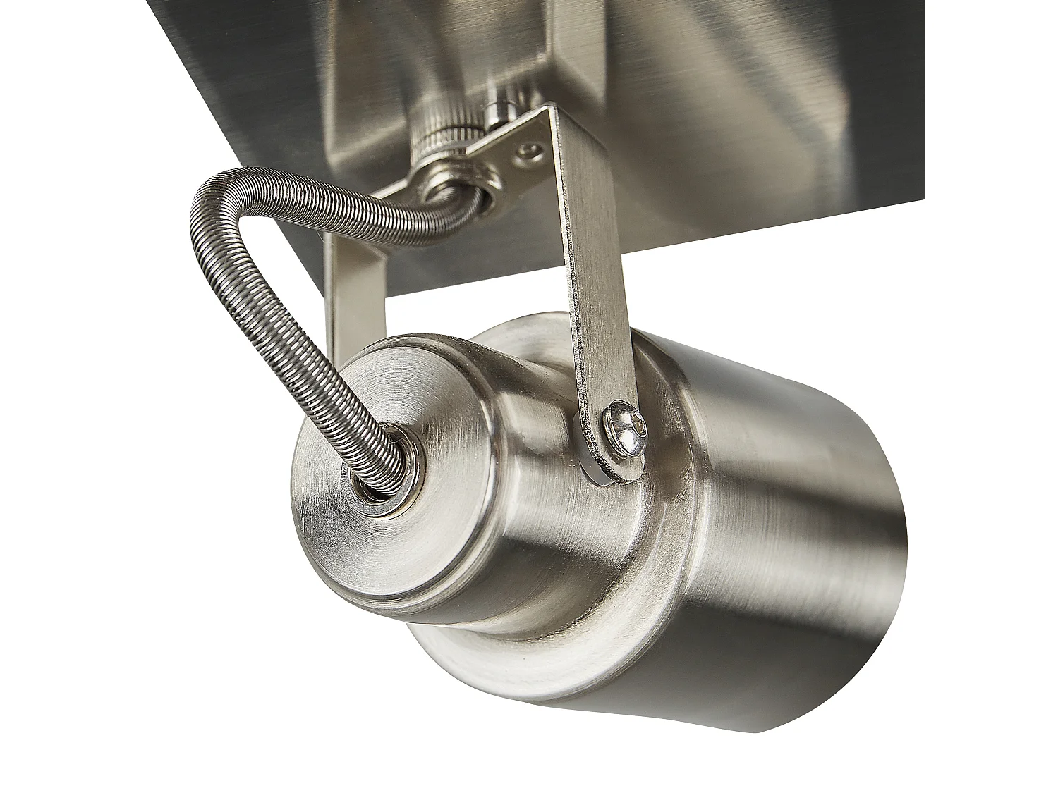 Deckenleuchte silber 4-flammig aus Metall Zylinderform Bonte