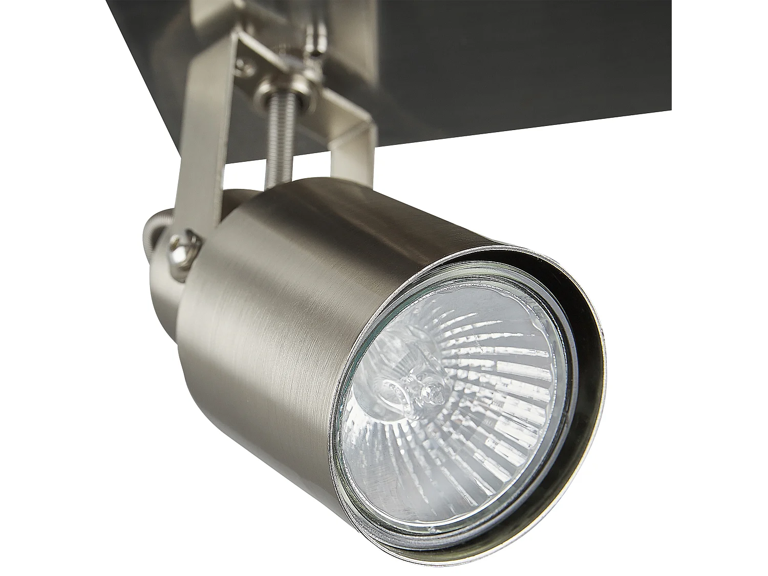 Deckenleuchte silber 4-flammig aus Metall Zylinderform Bonte