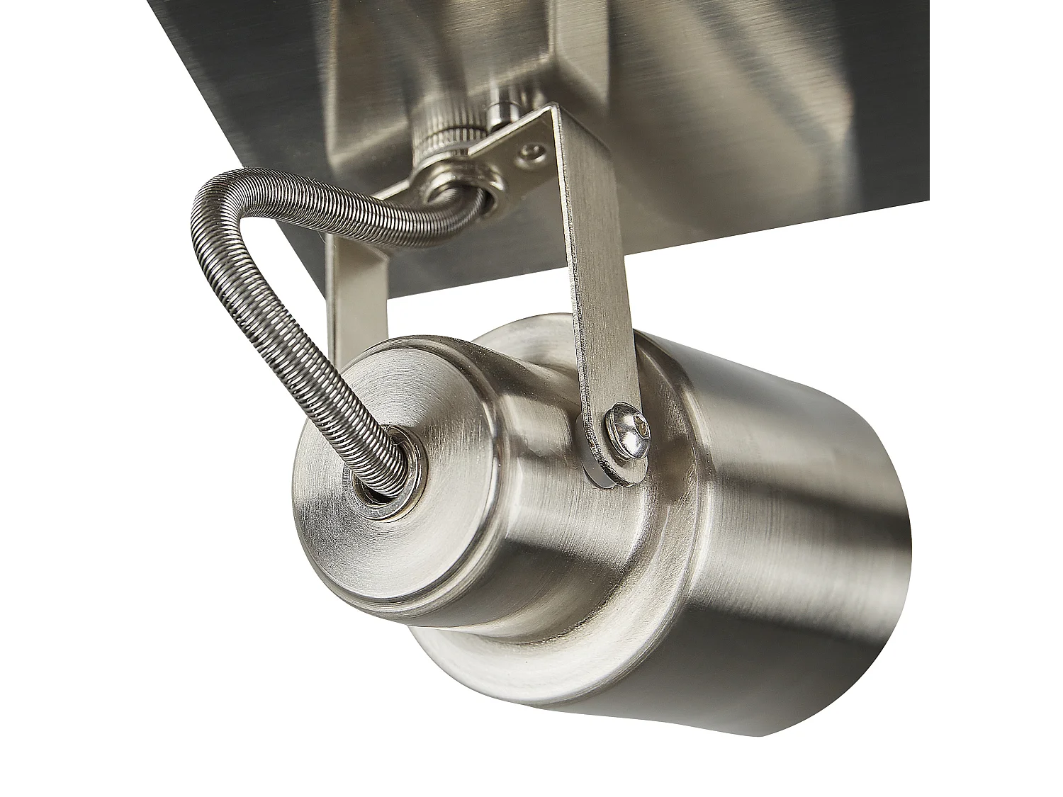 Deckenleuchte silber 4-flammig aus Metall Zylinderform Bonte