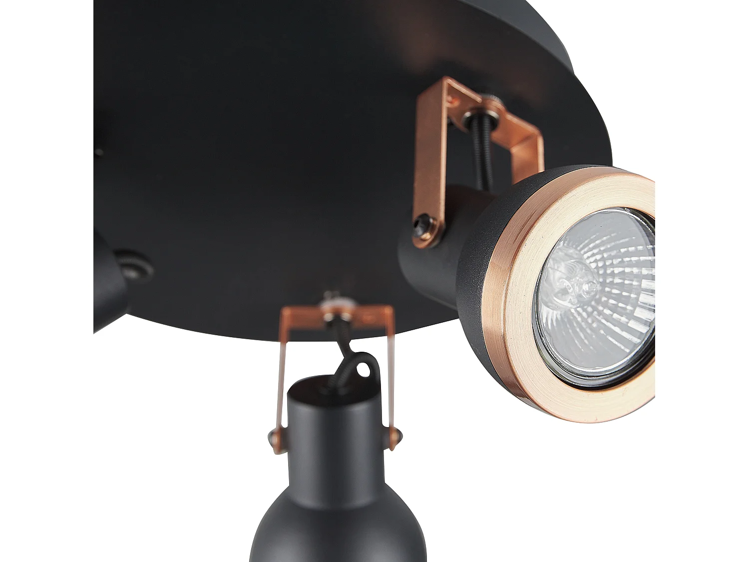 Spot à 3 lumières BARO Réglable Métal Noir