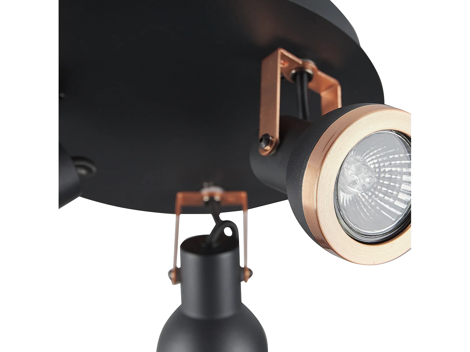 3-lichts spot BARO Verstelbaar Metaal Zwart