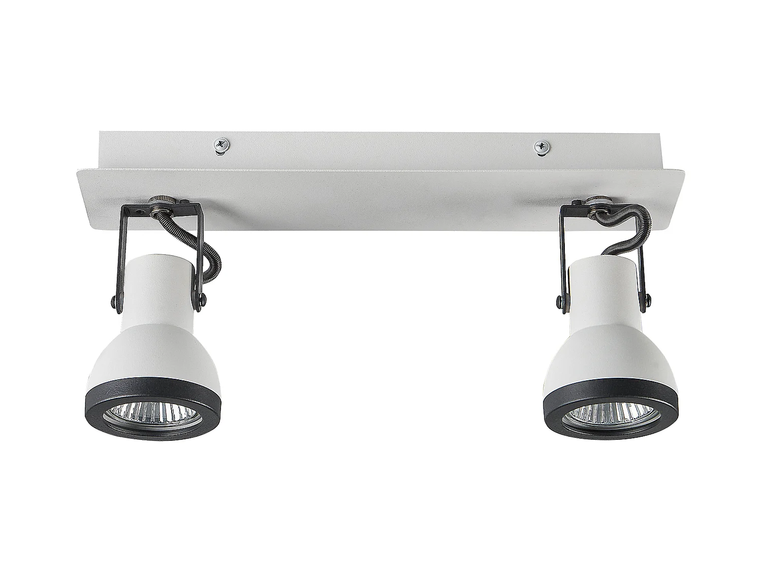 Spot à 2 lumières BARO Réglable Métal Blanc