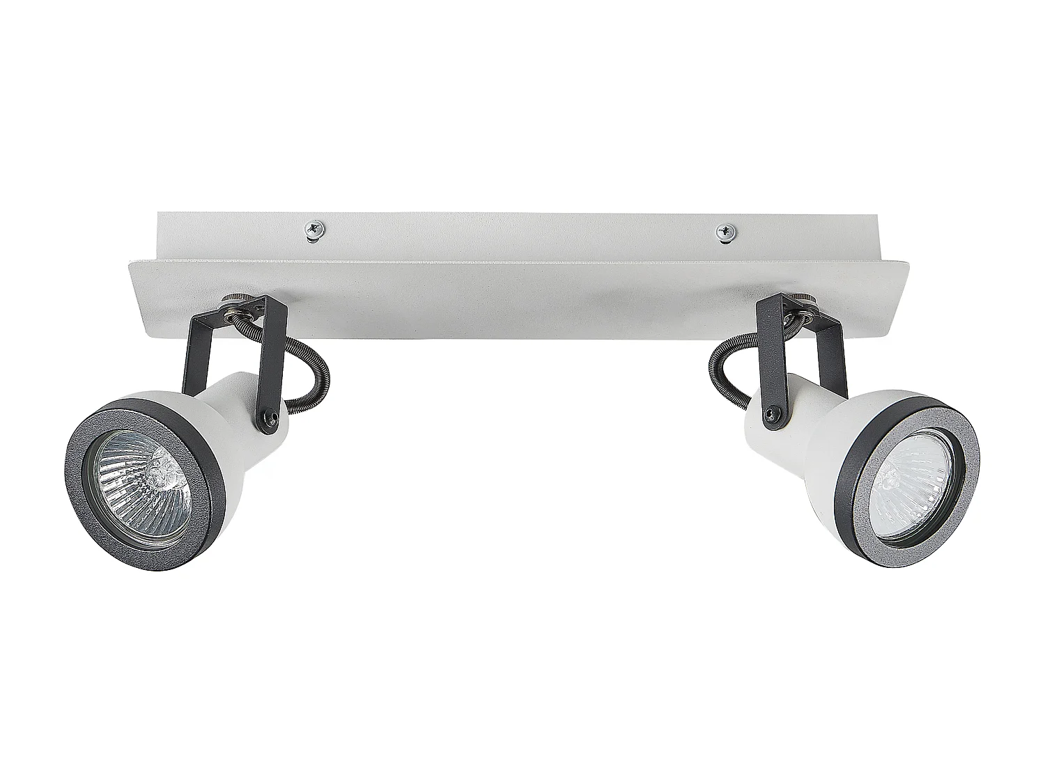 Spot à 2 lumières BARO Réglable Métal Blanc