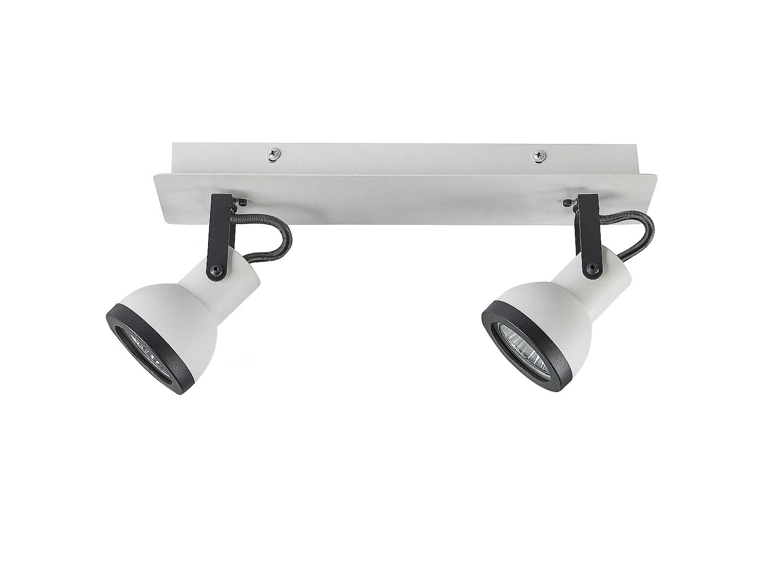 Spot à 2 lumières BARO Réglable Métal Blanc