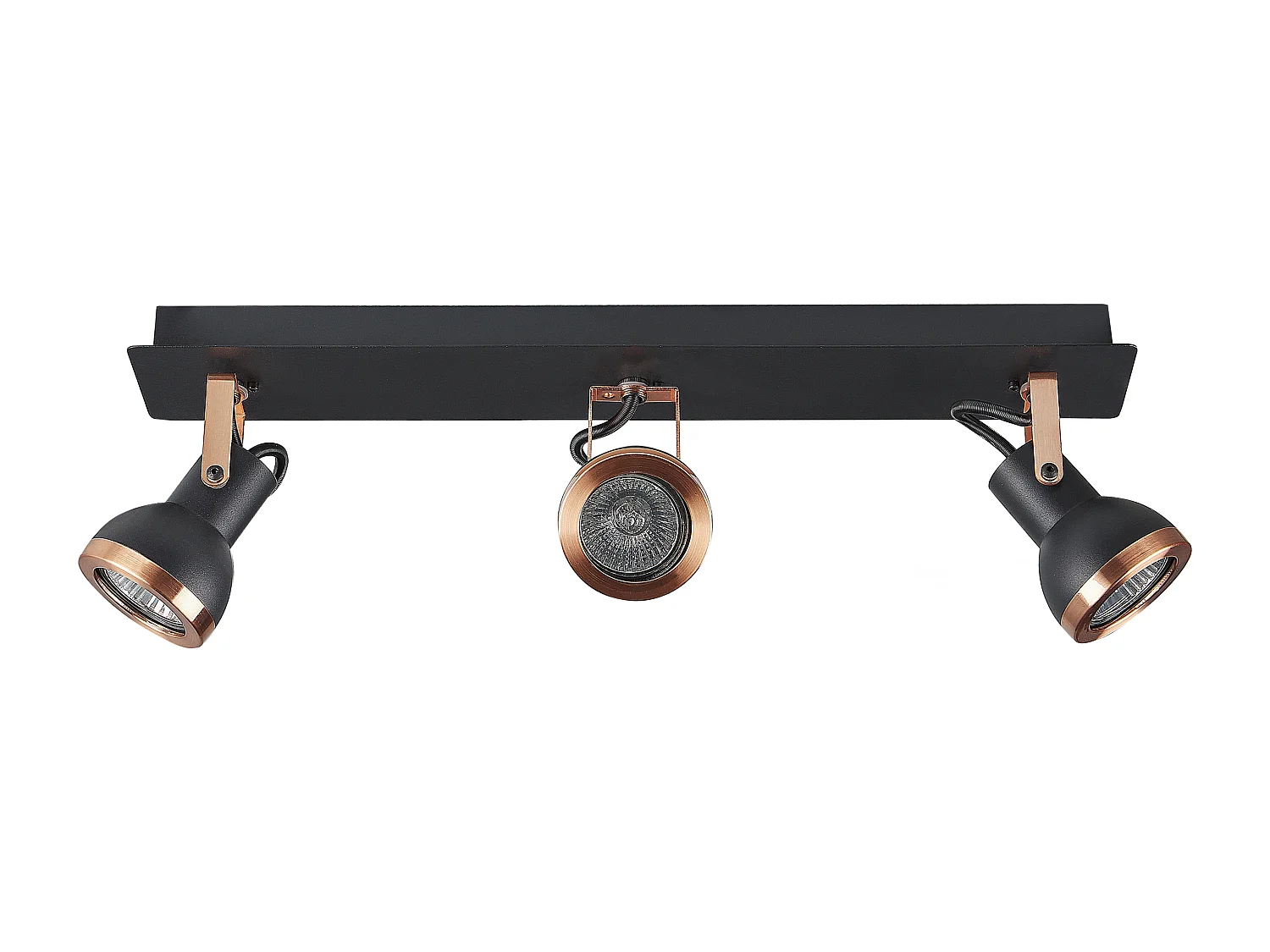 Spot à 3 lumières BARO Réglable Métal Noir