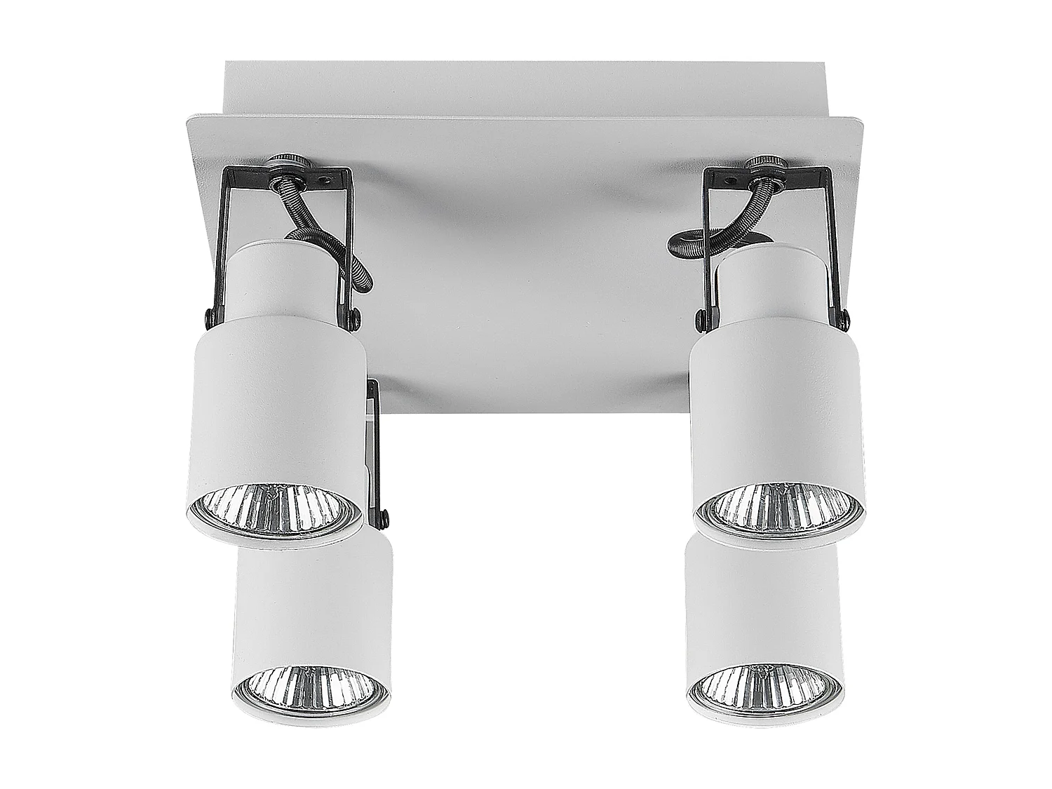 Spot à 4 lumières BONTE Réglable Métal Blanc