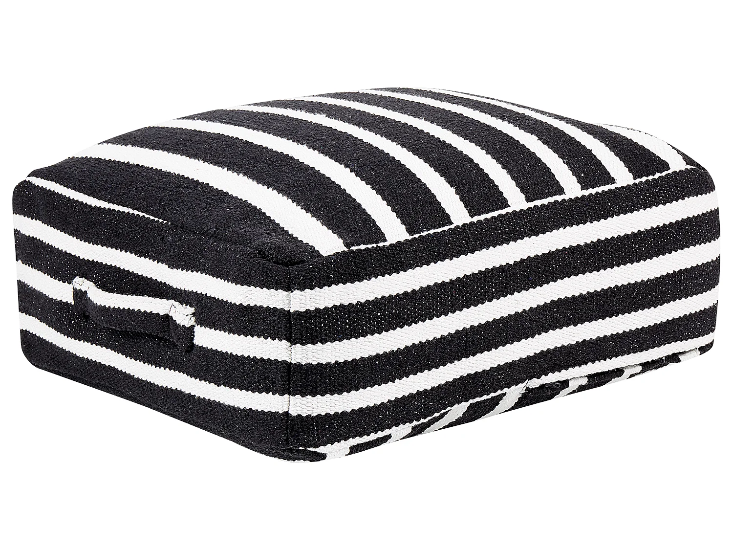 Pouf SETTAT Coton Noir